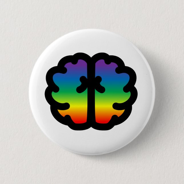 Celebrate Neurodiversity! 6 Cm Round Badge (Front)