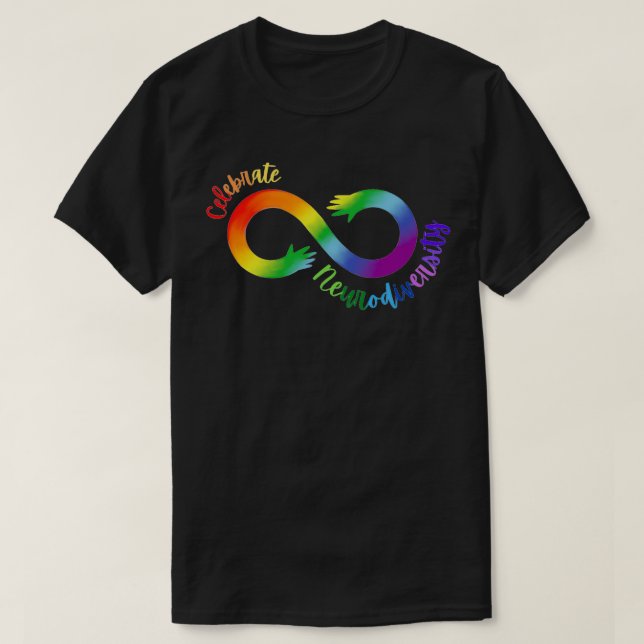 Celebrate Neurodiversity 7 T-Shirt (Design Front)