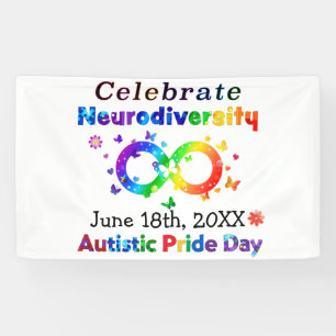 Celebrate Neurodiversity Autistic Pride Day Banner