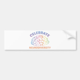 Celebrate Neurodiversity Bumper Sticker