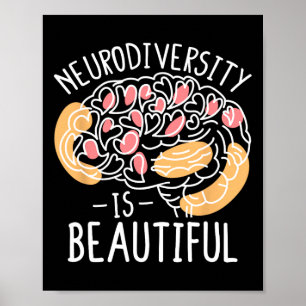 Celebrate Neurodiversity Is Beautiful  Poster