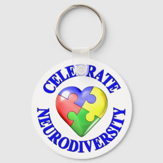 Celebrate Neurodiversity Key Ring