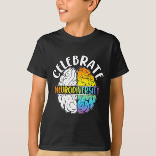 Celebrate Neurodiversity Mental Health Autism Awar T-Shirt