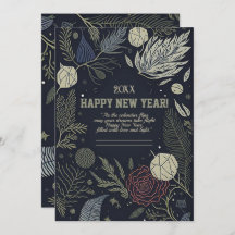 Celebrate new year holiday card