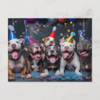 Celebrate New Year & Holidays with Pitbull Dogs