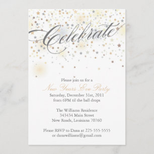 Celebrate New Year Invitation