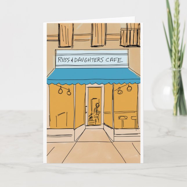 Celebrate NYC! Russ & Daughters, NYC Holiday Card (Front)