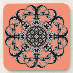 Celebrate Octa Glyph Dusk Coaster