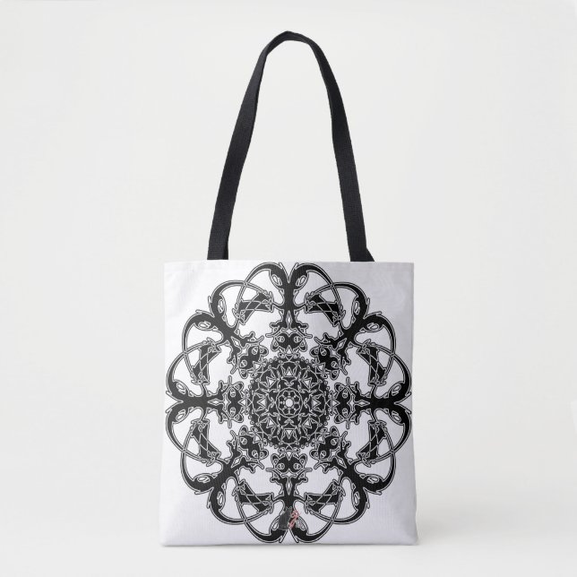 Celebrate Octa Glyph Tote Bag (Front)