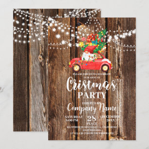 Celebrate our annual cristmas party with company invitation