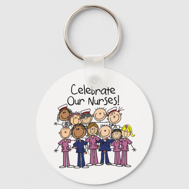 Celebrate Our Nurses Key Ring (Front)