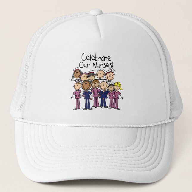 Celebrate Our Nurses Trucker Hat (Front)