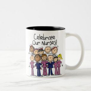 Celebrate Our Nurses Two-Tone Coffee Mug