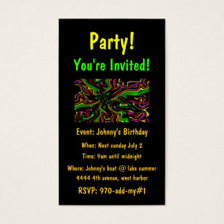 Celebrate Party Invite Cards