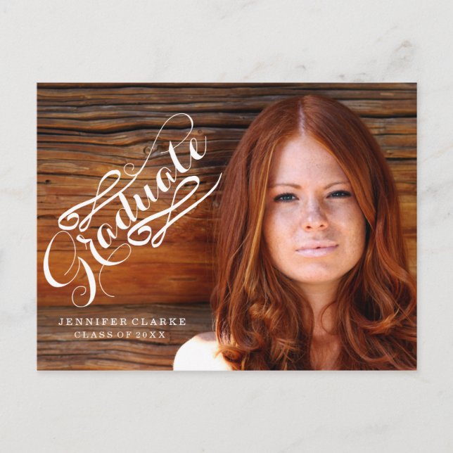 CELEBRATE PHOTO GRADUATION PARTY INVITATION (Front)