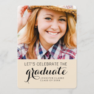 CELEBRATE PHOTO GRADUATION PARTY INVITATION