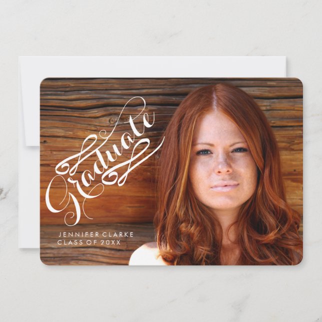 CELEBRATE PHOTO GRADUATION PARTY INVITATION (Front)