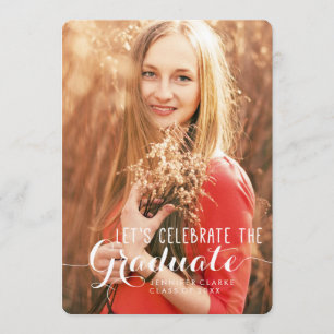 CELEBRATE PHOTO GRADUATION PARTY INVITATION