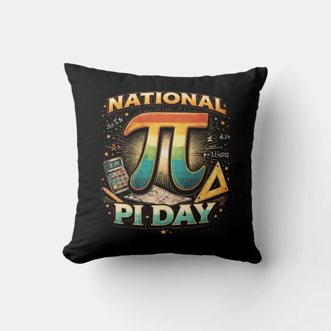 Celebrate Pi Cushion (Front)