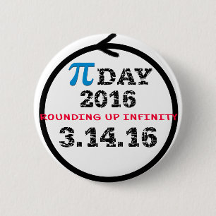 Celebrate Pi Day 6 Cm Round Badge
