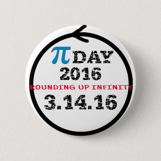 Celebrate Pi Day 6 Cm Round Badge