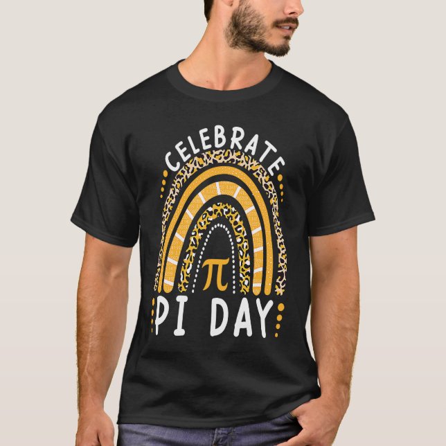 Celebrate Pi Day Pi Symbol  Mathematic Math Teache T-Shirt (Front)