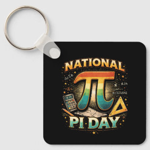 Celebrate Pi Key Ring
