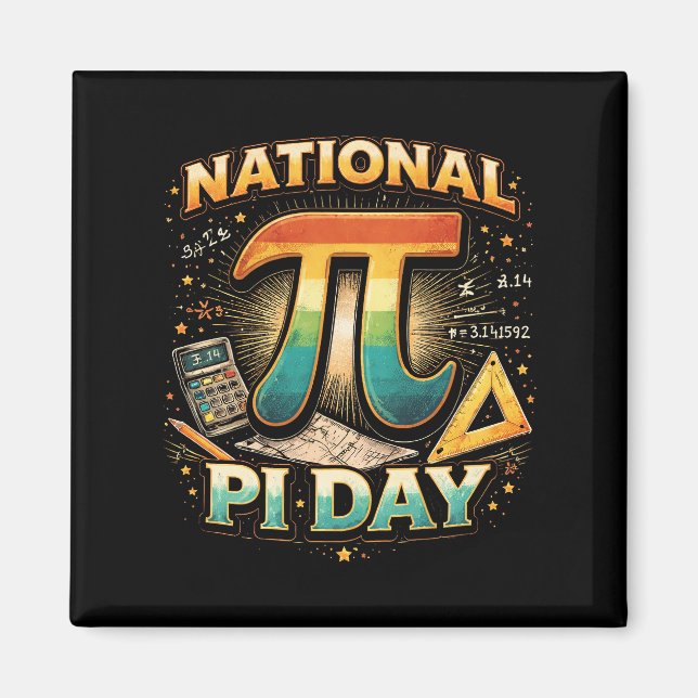 Celebrate Pi Magnet (Front)