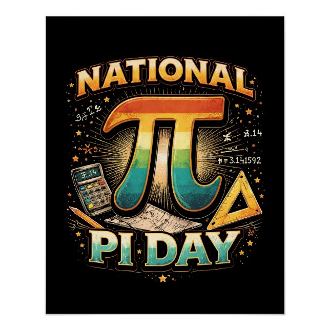 Celebrate Pi Poster (Front)