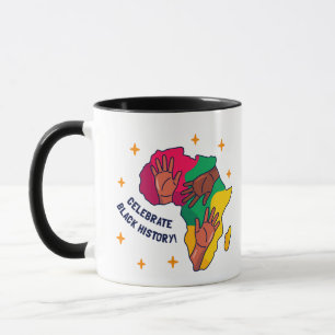 Celebrate Pride Black History Month Mug