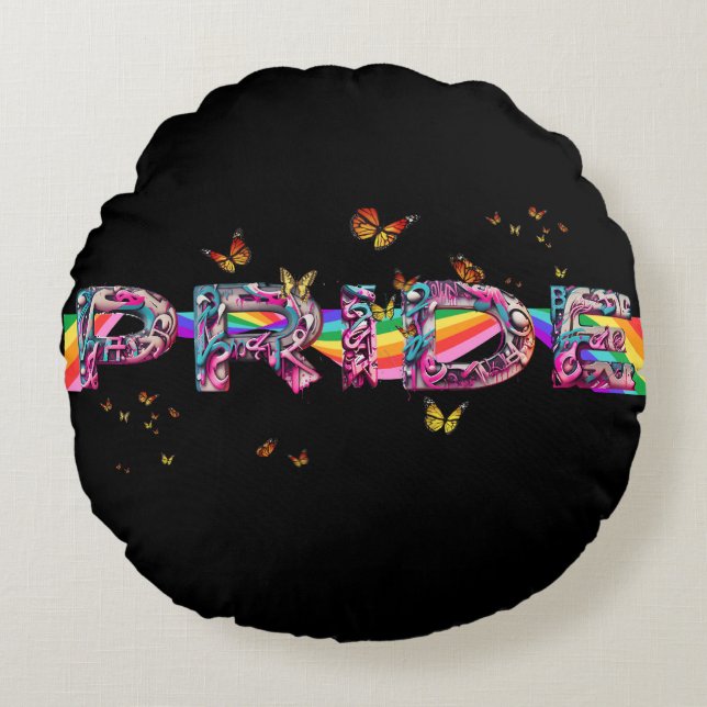 Celebrate Pride Round Cushion (Front)