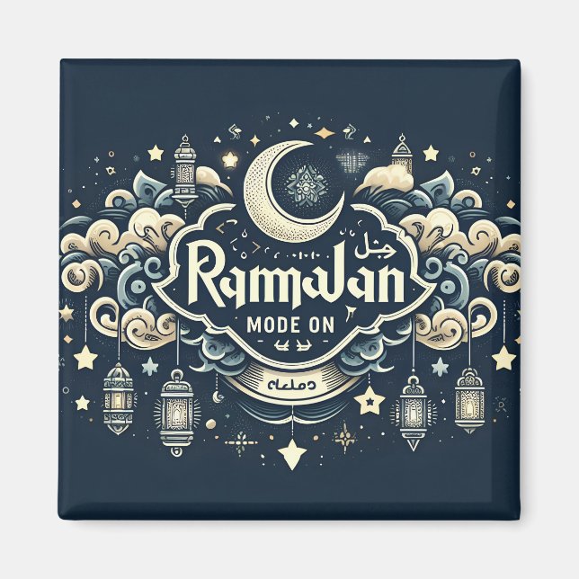 Celebrate Ramadan with Ramadan ModeOn Magnet (Front)