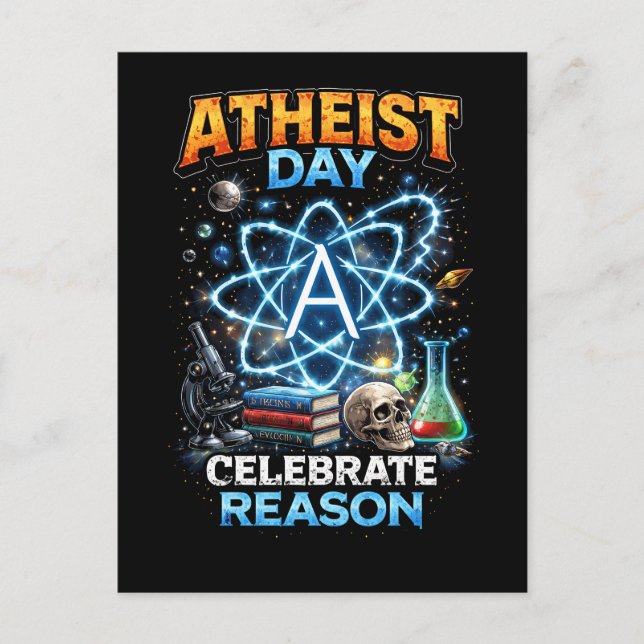 Celebrate Reason Postcard (Front)