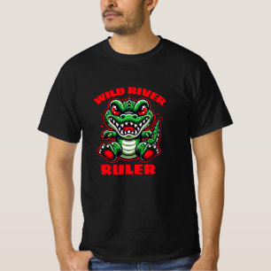 Celebrate Reptiles with Quirky Croc Designs T-Shirt