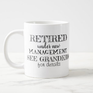 Celebrate Retirement Customisable Photo Gift Large Coffee Mug