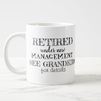 Celebrate Retirement Customisable Photo Gift  Large Coffee Mug