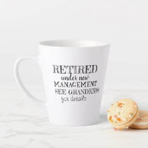 Celebrate Retirement Customisable Photo Gift  Latte Mug