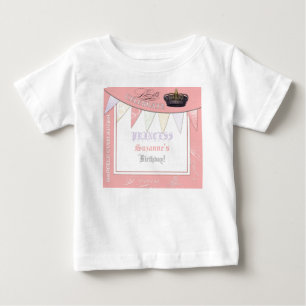 Celebrate Royally Princess Birthday Party Girl Baby T-Shirt