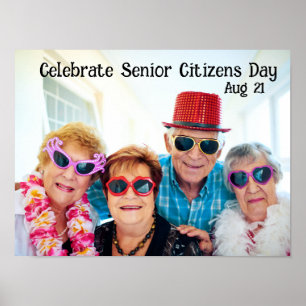 Celebrate Senior Citizens Day Poster
