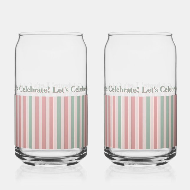Celebrate Soda Glass (Front)