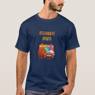 Celebrate Sports Navy Blue T-Shirt