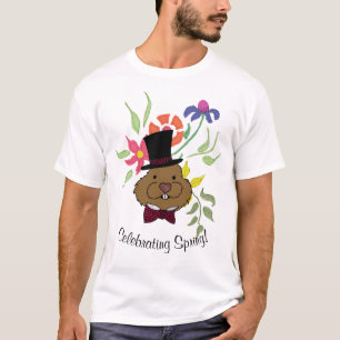 Celebrate Spring Groundhog Day T-Shirt