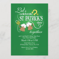 Celebrate St. Patrick's Day Invitation