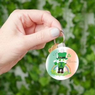 Celebrate St. Patrick's Day with a Lucky Cat Key Ring