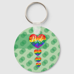 Celebrate sweetness and colour with this Rainbow Key Ring