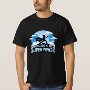 Celebrate Swordplay with Unique Fencing Designs T-Shirt