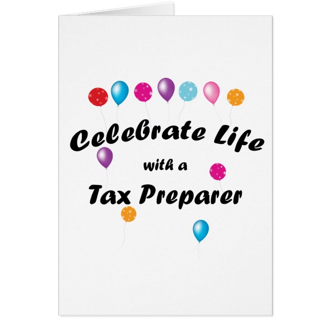 Celebrate Tax Preparer (Front)