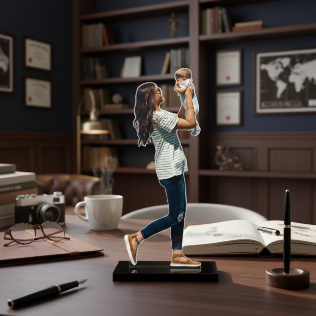 Celebrate the Arrival - New Baby Acrylic Cut-Out Standing Photo Sculpture (Celebrate the Arrival - New Baby Acrylic Cut-Out)