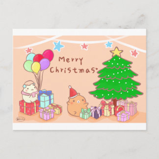 Celebrate the Christmas Holiday Postcard