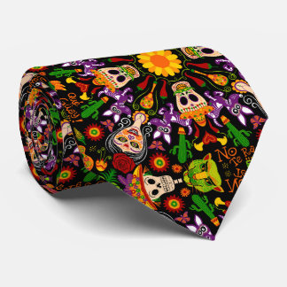 Celebrate the Day of the dead in Mexican style Tie